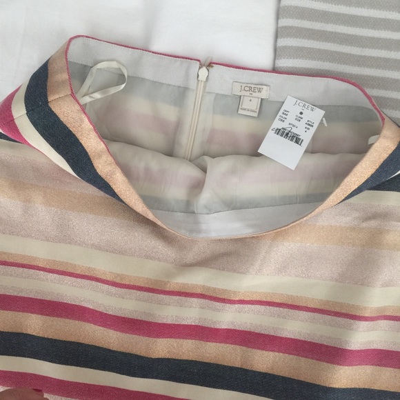 J Crew Stiped Skirt - Picture 2 of 4